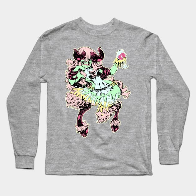 Satyr girl Long Sleeve T-Shirt by Rafchu